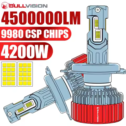 4200W G5 H7 H4 H11 Led Headlight High Power 9980 CSP Canbus H8 9005 HB3 9006 HB4 9012 HIR2 K5C PRO T