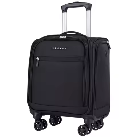 Verage Underseat Carry On Luggage With Spinner Wheels, Airline Approved Small Suitcase, Lightweight 