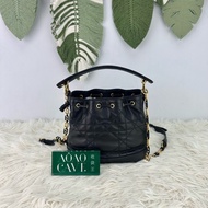 DIOR Jolie Small Size 黑色羊皮水桶包 2024年