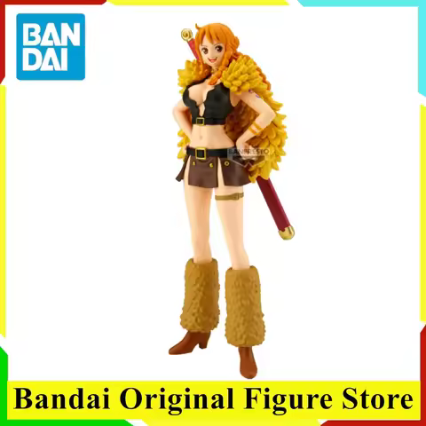 Original One Piece Anime Nami Glitter & Glamours Elbaph Action Figurine Toys PVC Model Figuarts Coll