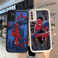 GK-81 Spider-Man Anime Silicone Black White Casing for Samsung A26 FE A17 S25 M17 A25 A35 S24 A34 A2