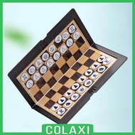 [Colaxi] Foldable Mini Chess Set Portable Wallet Pocket Chess for Camping