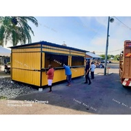 kiosk kabin booth niaga | aktiviti perniagaan jual beli | indoor outdoor selling buying