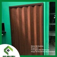 Pembatas ruangan pintu pvc folding door / rolling door