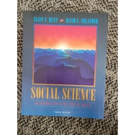 Social Science an introduction to the study of society by Elgin F.Hunt &amp; David C.Colander