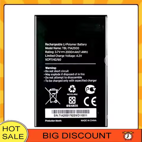 For TP-LINK M5350 3.7V TBL-71A2000 TL-TR861 761 wifi mifi Mobile Phone Battery 2000mAh Replacement