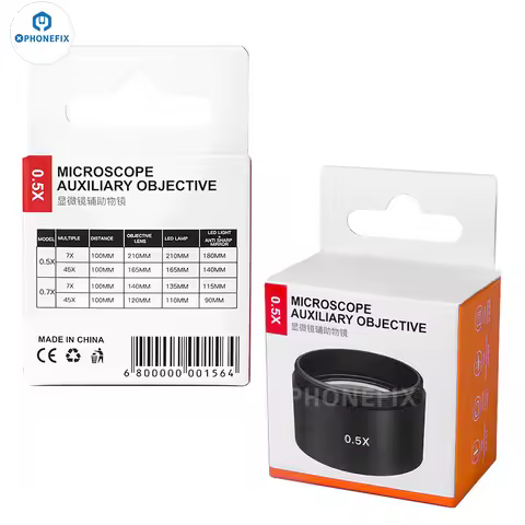 WD30 WD165 0.5X 0.7X 1.0X 2.0X Auxiliary Objects Lens Microscope Camera Lens For Trinocular Stereo Z