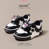 Girls Shoes Kids Classic Y2K Hip-hop Skateboard Shoes Fashion Kuromi Bread Sneakers Students Outdoor