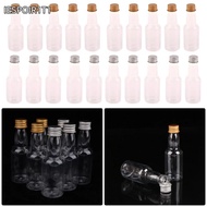 IESPOIR1T1 5Pcs Mini Liquor Bottles Set, Small Wine Bottle Plastic  Bottle,  Party Supplies Silver/ 