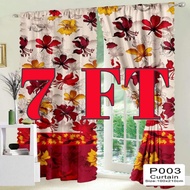 Elegant Home Curtain for Window 7FT Kurtina Door Curtain Window String Curtain 1PC