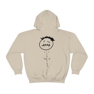 Travis Scott Cactus Jack Hoodie Hooded Sweatshirt Tan and White