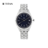 Titan Blue Dial Stainless Steel Strap Women's Watch 2556SM02