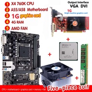 AMD Athlon|| X4 750 760K 860k 870K high-frequency quad-core Socket FM2+, 3.8GHz CPU+A58/A55 FM2+ mot