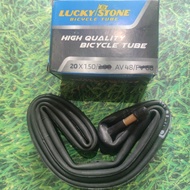 Inner Tube 20X1.25/1.50 Inner Tube Lucky Stone 20 X 1.25 - 1.50 Av 48 Folding Inner Tube
