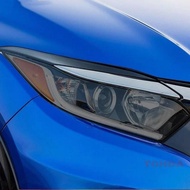 2X Car Headlights Self Healing Protective Film Smoke Black Tint Wrap Transparent TPU Sticker For Hon