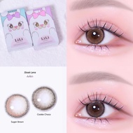 *แพคเกจจิ้งใหม่* SISSE LENS ลาย LILI SERIES คอนแทคเลนส์เกาหลีรายเดือน [0.00, -0.50 ถึง -10.00] ค่าอม