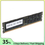 8GB DDR3 1333MHZ Ecc Ram Memory PC3L-10600R 1.35V 2RX4 REG Ecc RAM for Server Workstation