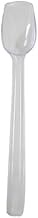 A-to-Z Supply PLBS010CL Buffet Spoon, 10", 3/4 oz., Solid, Dishwasher Safe, Polycarbonate, Clear, NS