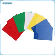 [mojotorw7] Pack of 10 Plastic Poker Size Cut Cards 5 Color Choices Party Casino Game Props