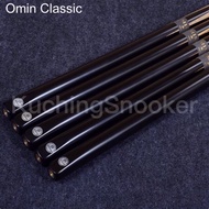 (READY STOCK) 3/4 and 1PC OMIN CLASSIC Snooker Cue