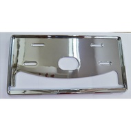 JDM Silver Chrome Car License Plate Vehicle Number Plate Cover Holder Japan Toyota Honda Nombor Plat