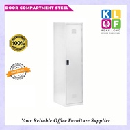 KLOF 1 Door Compartment Steel Locker/ Almari Besi 1 Pintu/Almari Baju/Loker Besi