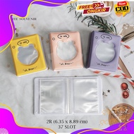 Korean Mini Photo Album 2R 37 Slot Photo Album/ Polaroid Photo Album/ Cute Aesthetic Photo Album/ Be