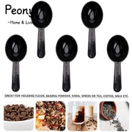 PEONY1 Coffee Scoop, Black Plastic Measuring Teaspoon Scoop, Multifunction 15ml Milk Powder Spoon Ho