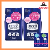DEOCO Body Cleanse Sheet Duo Pack (36 Sheets x 2, with Vitamin C Derivative, Smooth Powder, and Lact