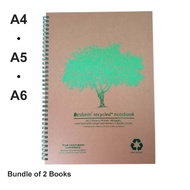 Azone Besform Recycled Ring Notebook A4 / A5 / A6 (Bundle of 2 Books)