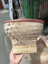 bakul bambu 3 liter bakul anyaman bambu bakul boboko bambu