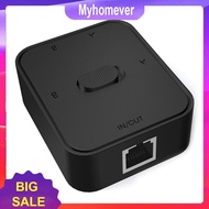 2 Port RJ45 Network Switch Selector 1000Mbps Network Switches Internal External Gigabit Network Dist