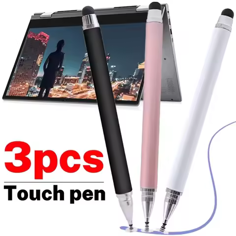 3/1Pcs Smart Tablet Phone Universal 2 In 1 Capacitive Stylus Pen Drawing Pens for iPhone/Android All