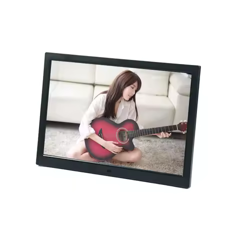 Digital Photo Frame 15.4 inch 1280*800 Video Photo USB/SD Black/White Digital Photo Frame Vertical S
