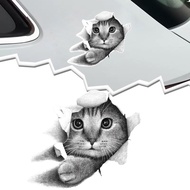 Cat Car Waterproof Reflective Sticker, Cartoon Cover Motorcycle Electric Sticker