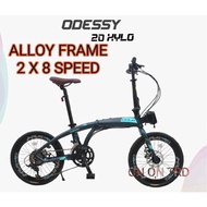 FOLDING BIKE#BASIKAL LIPAT 20 HYLO 16SPEED#ALLOY FREAM#