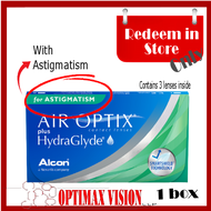 Airoptix Monthly Contact Lens with Astigmatism ( TORIC) Voucher for 1 box (REDEEM IN STORE only)