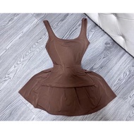 Set đồ nữ sang chảnh mùa hè áo hai dây body không mút kèm chân váy ngắn có quần thun lạnh mát G893