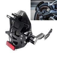 Motorcycle Rear Fender Bracket Mudguard Eliminator License Plate Holder With LEDLight For Honda CB65