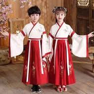 Hanfu Traditional Chinese Dress Ancient Children's Performance Students  Hanfu Performance clothes for Children's Day