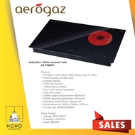 Aerogaz 7388IV Hybrid Vitro and Induction Glass Hob 2 Zones