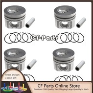 New 4 Sets STD Piston Kit With Ring 2W4831 Fit For Caterpillar 3204 3208 Engine 114.3MM