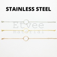 316L stainless steel mirror polished bracelet