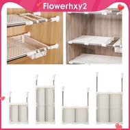 [Flowerhxy2] Closet Tension Shelf DIY Multipurpose Wardrobe Shelf for Cupboard