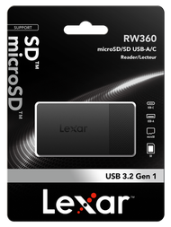 Lexar® microSD/SD USB-A/C 讀卡器