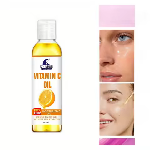 ROUSHUN Vitamin C Oil Smooth Vitamin C Body Oil Skin Care Essential Oil 118ML