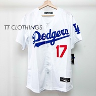 OHTANI Shohei #17 LA Los Angeles DODGERS White MLB Baseball Jersey T-Shirt Baju Special Edition 2026