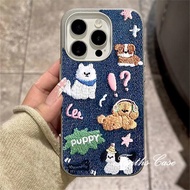 For OPPO A3X A60 A79 A38 A18 A95 A94 A93 A92 A78 A76 A17 A16 A15 A31 A53 2020 Cow Puppy Dog Leather 