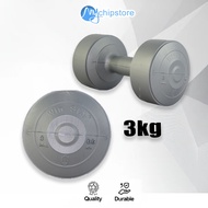 Dumbell Barbel Plastic 3 KG Dumble Sand