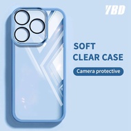 YBD Color Transparent Phone Case for ITEL S24 A50 P55 5G  P661N P665L S667LN Full Coverage Camera wi